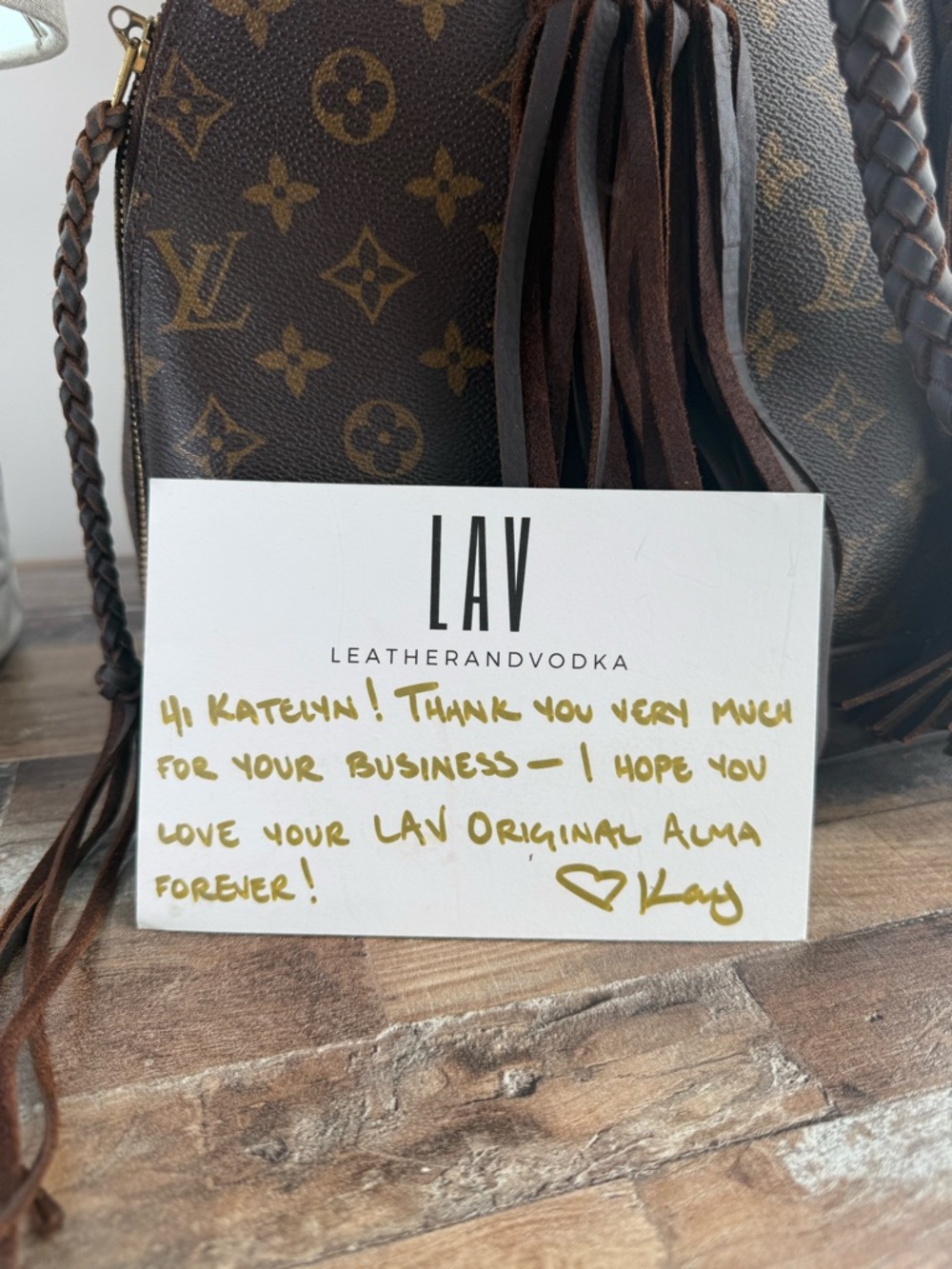 Louis Vuitton Monogram Braided Fringe Shoulder Bag in Dark Brown - Picture 7 of 12